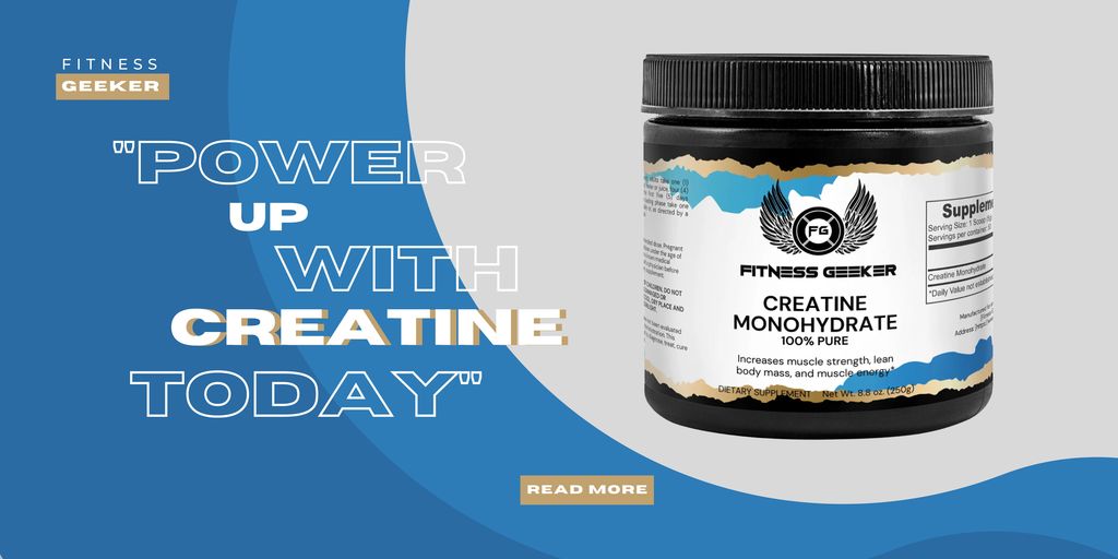 "Power Up with Creatine Today" - Muscle Growth, Boost Brain Function, Bone Density