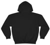 Picture of the Fitness Geeker "Go to the Gym" Heavy Blend™ Hooded Sweatshirt (back) in black