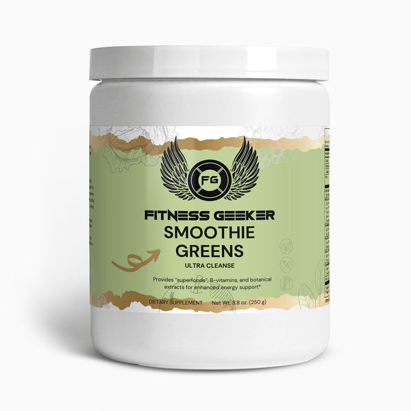 Picture of Fitness Geeker Ultra Cleanse Smoothie Greens - Nutrient Dense Superfoods, Support Digestion, Energy Levels, Immune System & Skin Health