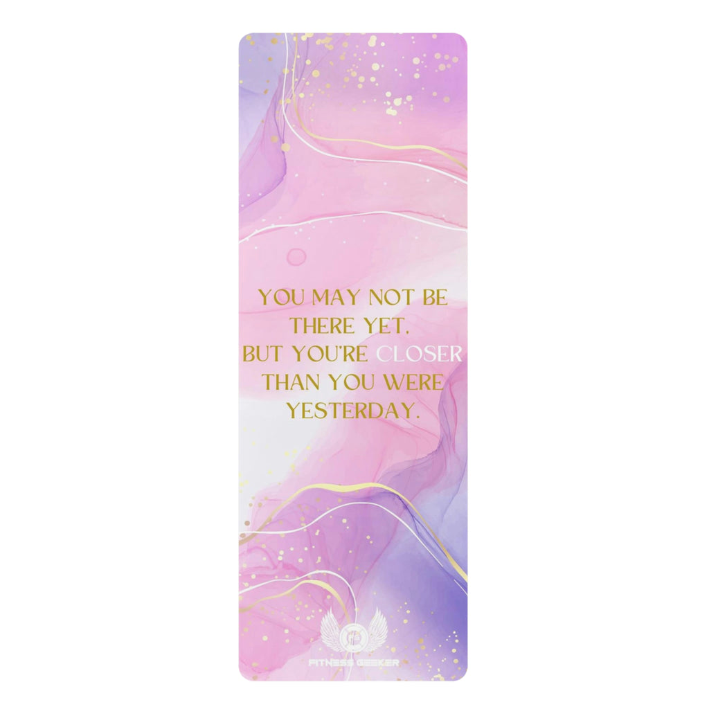 Picture of Fitness Geeker Rubber Yoga Mat (Pink Galaxy)