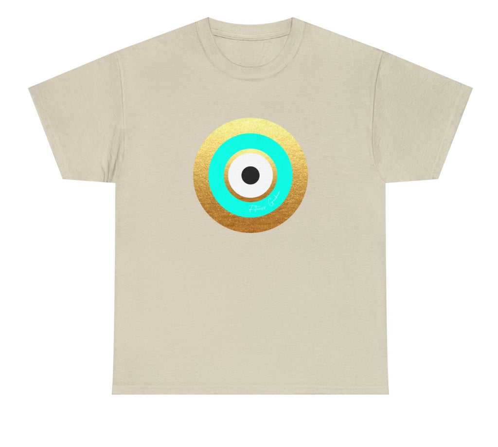 Picture of Fitness Geeker "Evil Eye" Heavy Cotton T-Shirt cream
