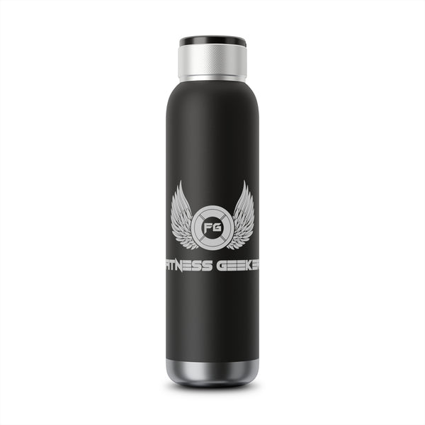 picture od Fitness Geeker Soundwave Copper Vacuum Audio Bottle 22oz