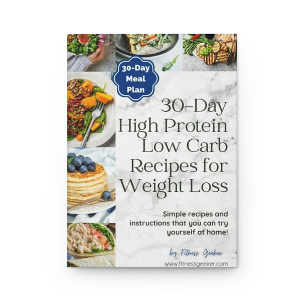 Picture of the eBook "30-Day High Protein Low Carb Recipes for Weight Loss"