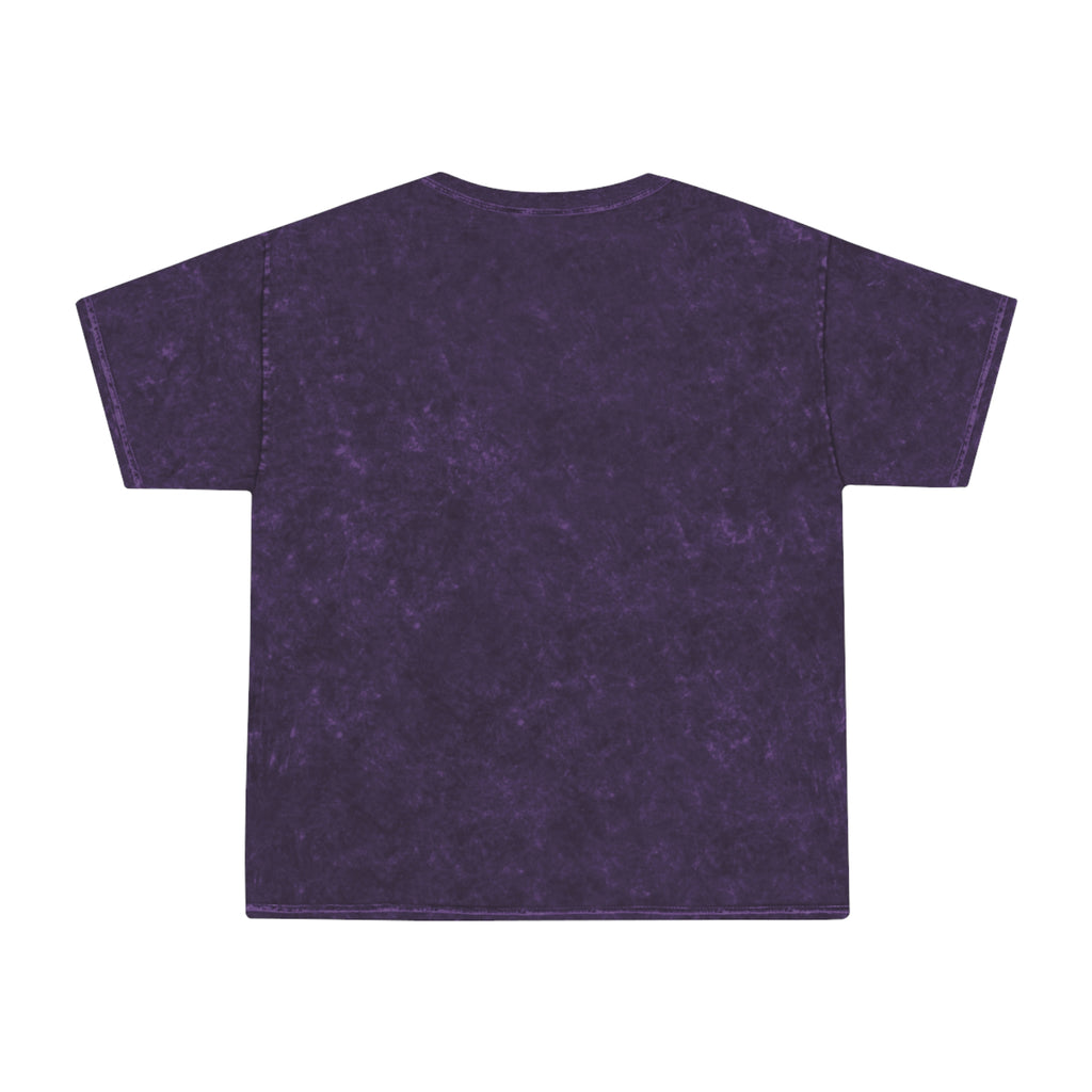 picture of Fitness Geeker Mineral Wash T-Shirt "Zen" purple back